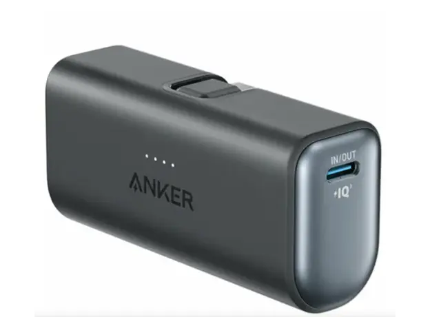 პორტატული დამტენი Anker Nano Power Bank 5000 mAh  (22.5W, Built-In USB-C Connector) - Black, 3 image