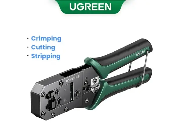 ჯეკმეიკერი UGREEN NW304 (35971), Crimping Tool, Black/Green, 3 image