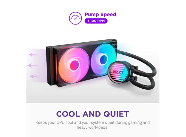 გაგრილება NZXT CPU COOLER MULTI SOCKET KRAKEN 360 RGB NZXT, 7 image