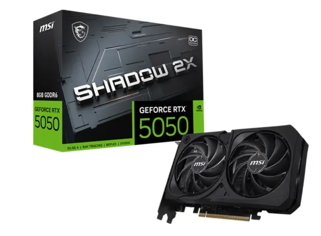 ვიდეო დაფა MSI GeForce RTX 5050 8G SHADOW 2X OC, 2 image