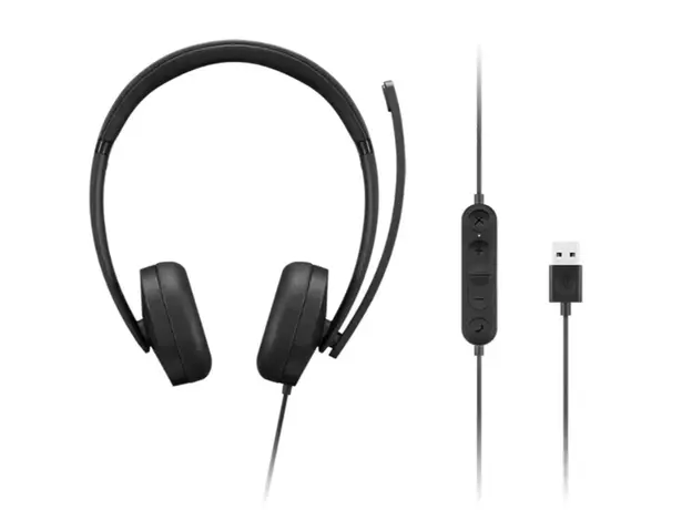 ყურსასმენი Lenovo USB-A Wired Stereo Headset Gen 2, 5 image