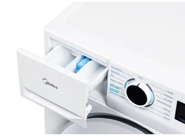სარეცხი მანქანა Midea MF110W100B/W, 6 image