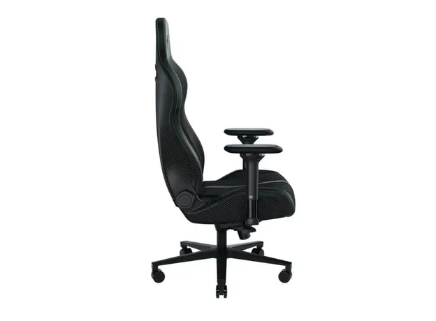 სათამაშო სავარძელი Razer Chair Enki Pro PU Leather- Alcantara, 4D-Armrests, black-green, 4 image