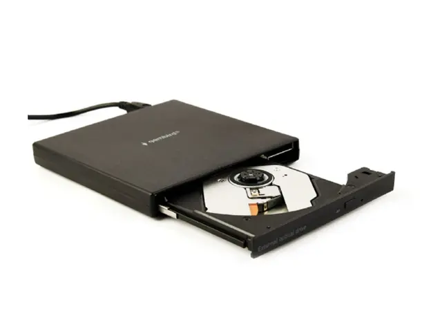 დისკის წამკითხველი Gembird DVD-USB-04 External USB DVD drive Black, 4 image