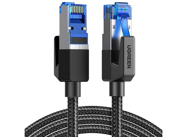 ქსელი კაბელი UGREEN NW153 (80433), CAT8 Patch Cord LAN Cable, 5m, Black