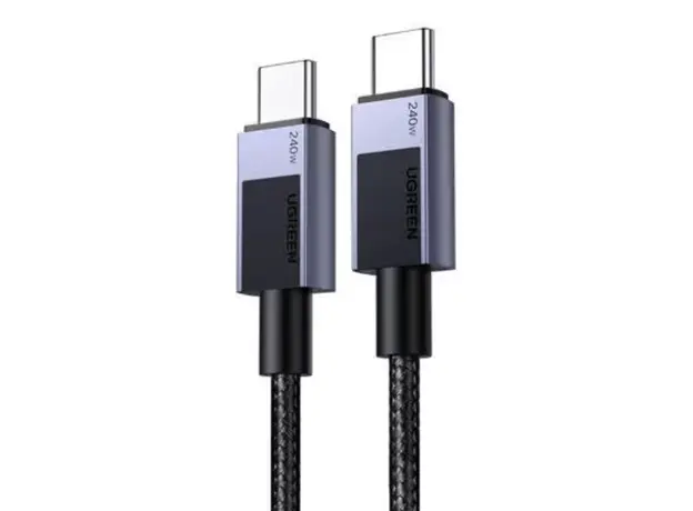 კაბელი Ugreen USB-C to USB-C PD Charging Cable Space Gray 45067, 2 image