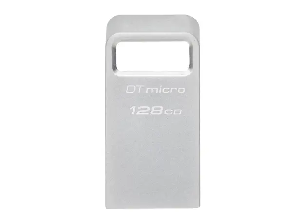 USB ფლეშ მეხსიერება Kingston 128GB USB 3.2 Gen1 DT Micro R200MB/s Metal, 2 image