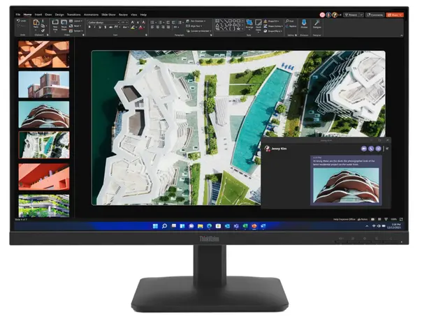 მონიტორი Lenovo ThinkVision S27-4e Monitor 27" FHD 1920x1080 300 cd/m² 4ms 100 Hz Black, 2 image