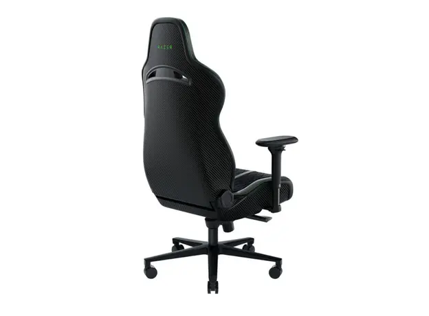 სათამაშო სავარძელი Razer Chair Enki Pro PU Leather- Alcantara, 4D-Armrests, black-green, 5 image