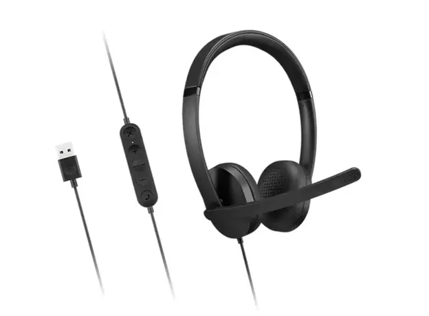 ყურსასმენი Lenovo USB-A Wired Stereo Headset Gen 2, 4 image