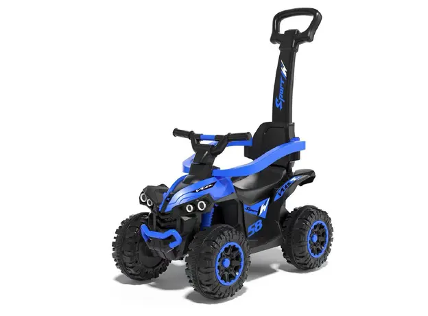 ბავშვის მექანიკური მანქანა სახელურით GH-921-BLU