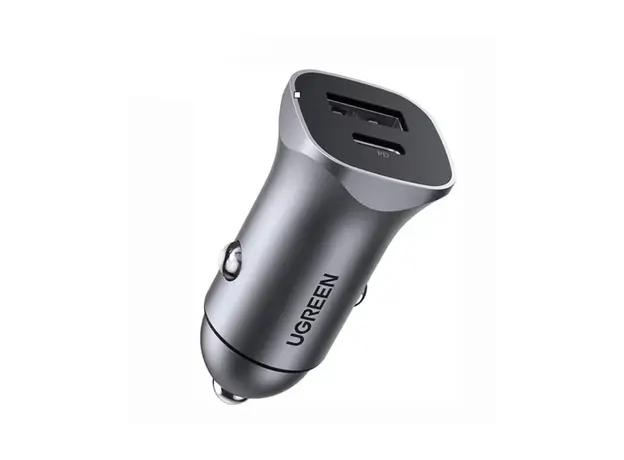 მანქანის დამტენი Dual USB Car Charger Space Gray/30780, 2 image