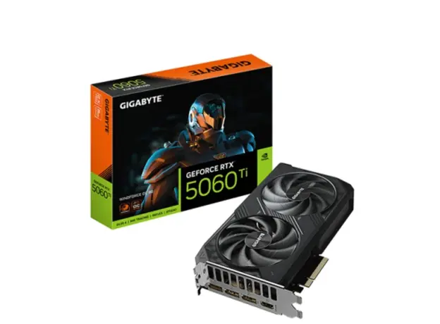 ვიდეო დაფა Gigabyte GeForce RTX5060 Ti Windforce OC 8GB 128-Bit GDDR7 - GV-N506TWF2OC-8GD, 2 image