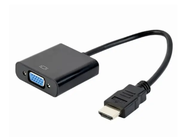 ადაპტერი Gembird A-HDMI-VGA-04 HDMI to VGA adapter 0.15m Black