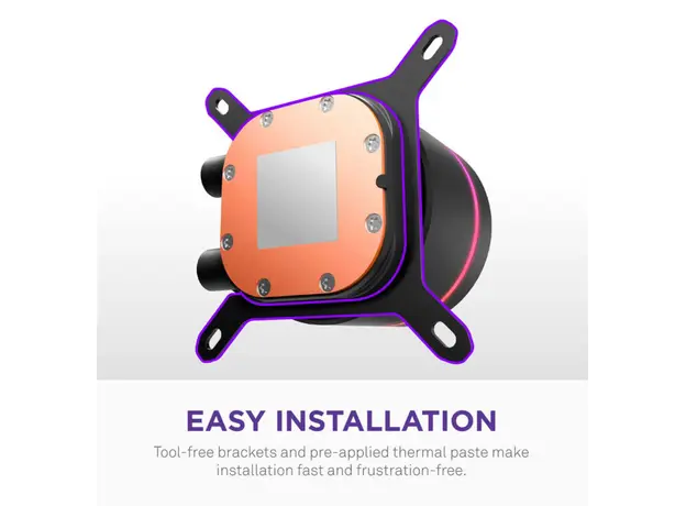 გაგრილება NZXT CPU COOLER MULTI SOCKET KRAKEN 360 RGB NZXT, 3 image