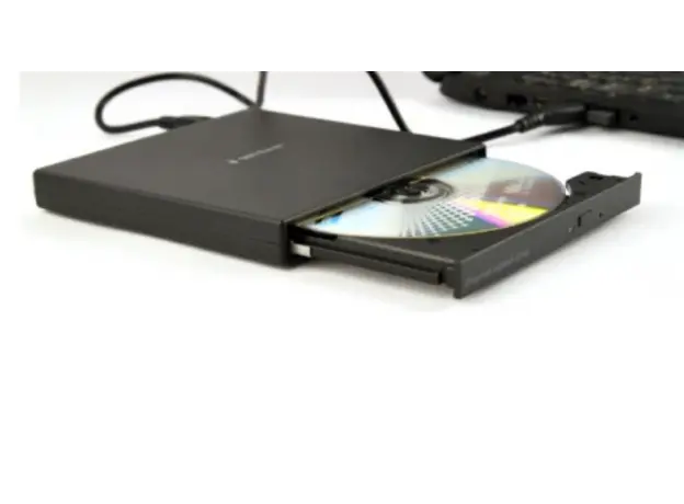 დისკის წამკითხველი Gembird DVD-USB-04 External USB DVD drive Black, 3 image