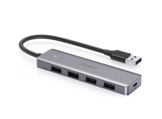 ჰაბი Ugreen 4-Port USB3.0 Hub with USB-C Power Supply/50985