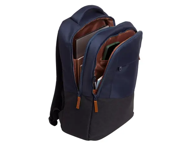 ნოუთბუქის ჩანთა Trust LISBOA 16" BACKPACK- Deep Blue/ Grey 23L, 3 image