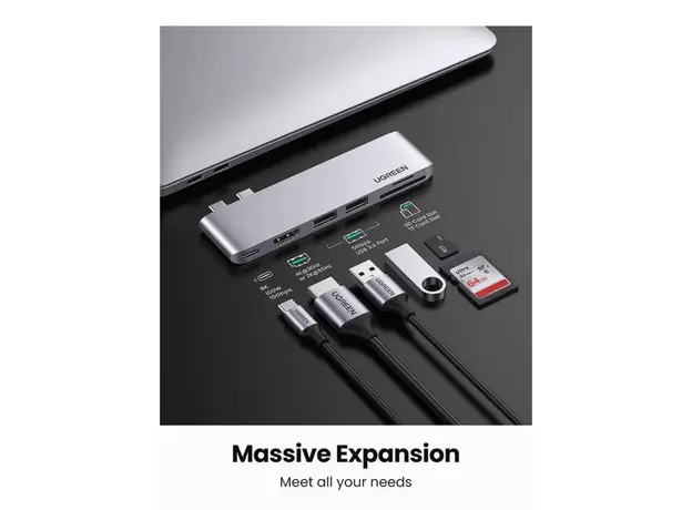 ჰაბი Ugreen USB-C Multifunction Adapter/80856, 3 image