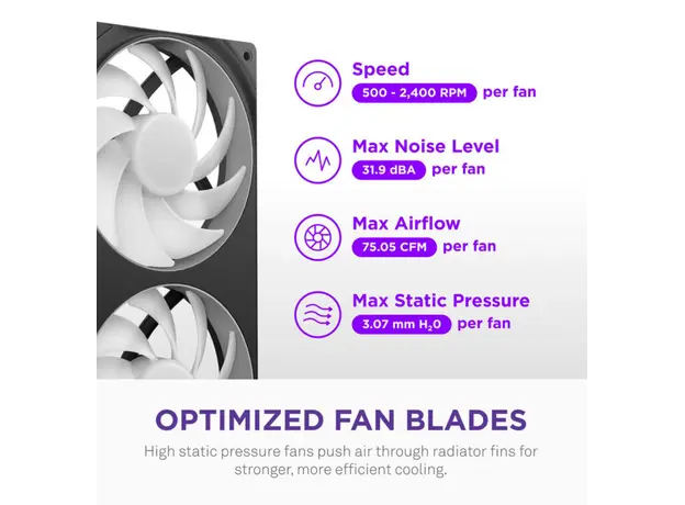 გაგრილება NZXT CPU COOLER MULTI SOCKET KRAKEN 360 RGB NZXT, 6 image