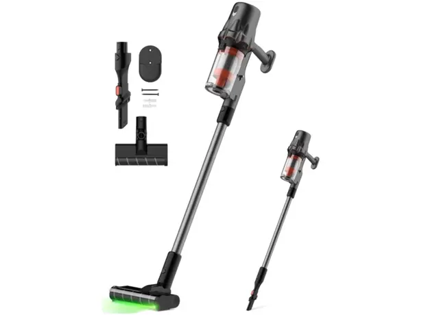 მტვერსასრუტი Deerma Wireless vacuum cleaner 2-in-1 with Dust Detection, suction power - 23 kpa, HEPA Filter