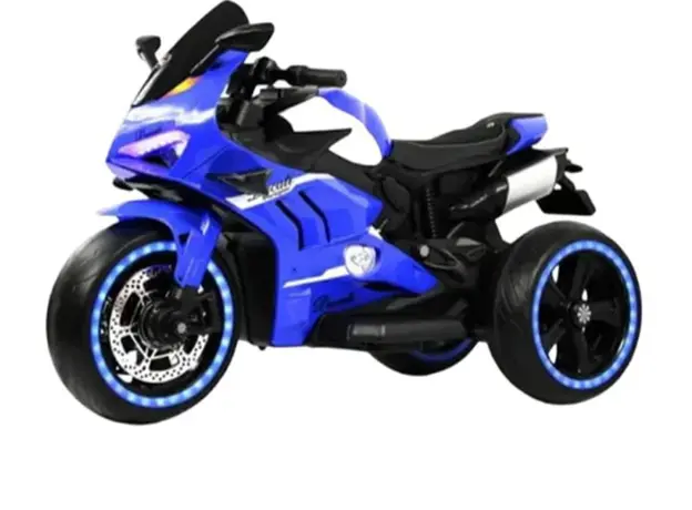 საბავშვო ელექტრო მოტოციკლი M-216-BLU, 2 image