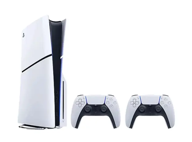 სათამაშო კონსოლი Playstation 5 Console Slim CD Version White E Chassis Two DualSense® Wireless Controllers Bundle  /PS5, 3 image