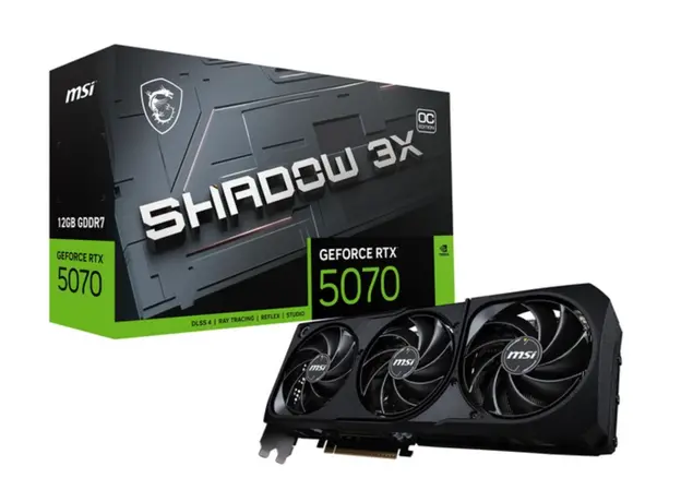 დედა დაფა MSI GeForce RTX 5070 12G SHADOW 3X OC
