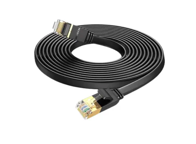 Ugreen Cat 7 U/FTP Lan Cable Flat Design 5m Black/11263, 4 image