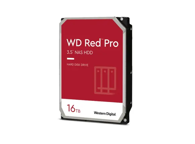 მყარი დისკი WD, HDD, Red Pro, SATA III, 3.5-inch, 16TB, WD161KFGX