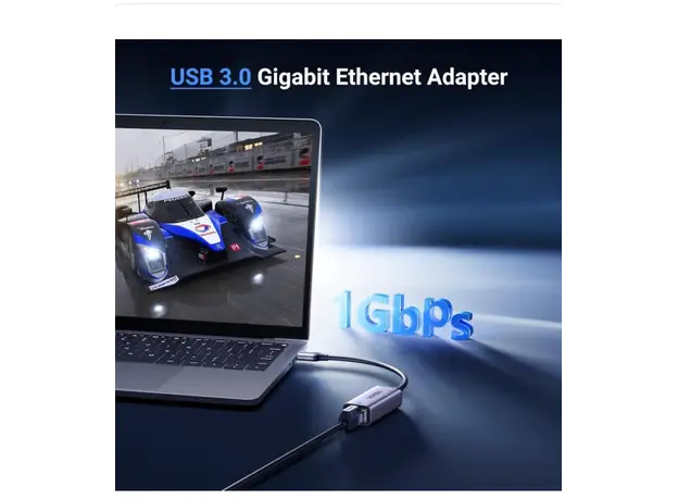 გადამყვანი Ugreen USB to RJ45 Ethernet Adapter Space Gray/50922, 3 image