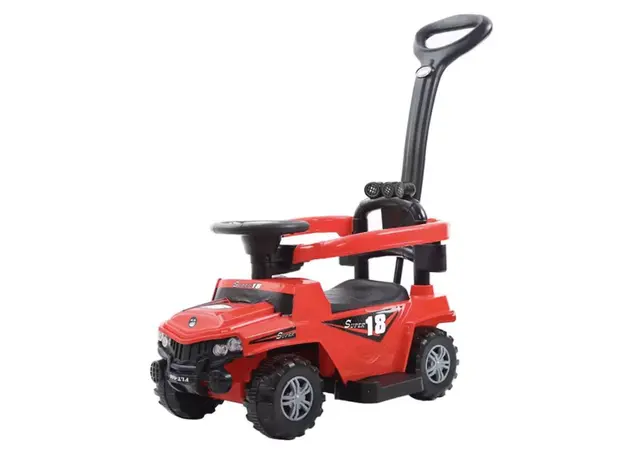 ბავშვის მექანიკური მანქანა სახელურით S1188-R, 2 image