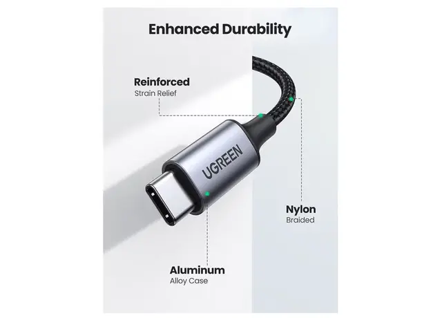 Ugreen USB-C to 3.5mm Audio Cable with Chip 1m/ 20192, 3 image