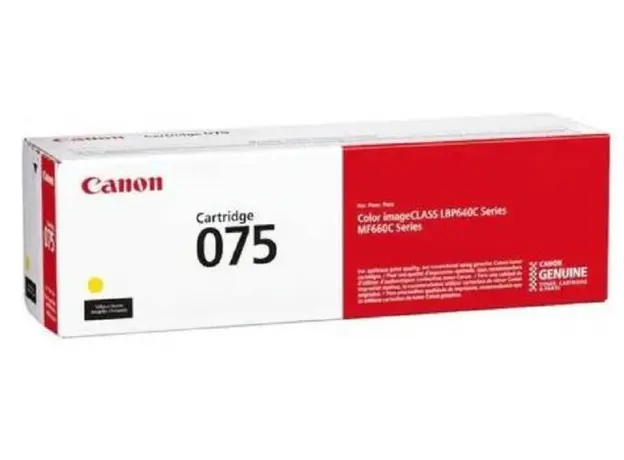 კარტრიჯი Canon toner CRG 075 Y Country of Origin :JP (for MF664):