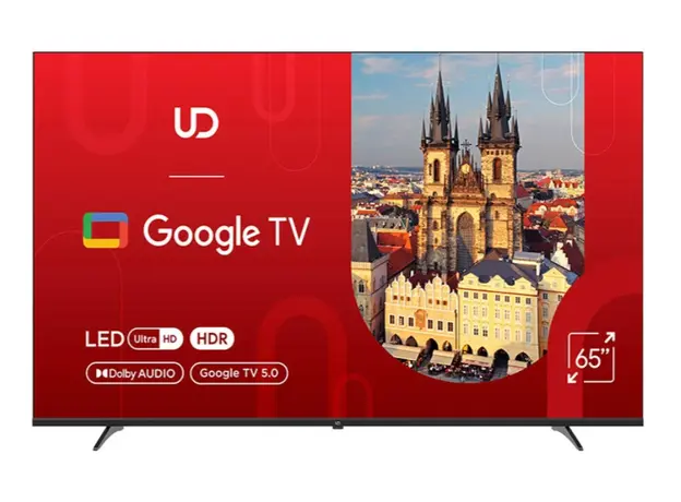 ტელევიზორი UDTV UD 65GUC5210 Google TV 16:9 3840x2160  178*/178* 300cd/m2  BT5.1 WiFi RJ45 Cl+ HDMIx2 USB2.0 DVB-T/T2/C/S2, 5 image