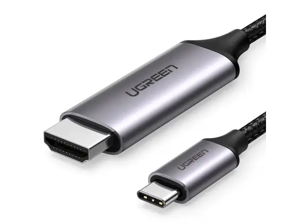 კაბელი Ugreen USB-C to HDMI Male to Male  1.5m Gray Black/50570, 2 image