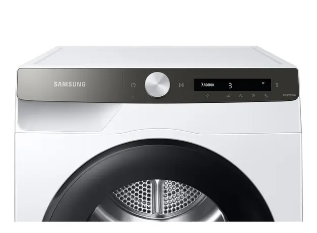 საშრობი Samsung DV90T5240AT/LP - 9KG, Heat Pump, 60x60x85, A+++, White, 8 image