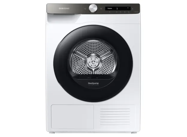 საშრობი Samsung DV90T5240AT/LP - 9KG, Heat Pump, 60x60x85, A+++, White