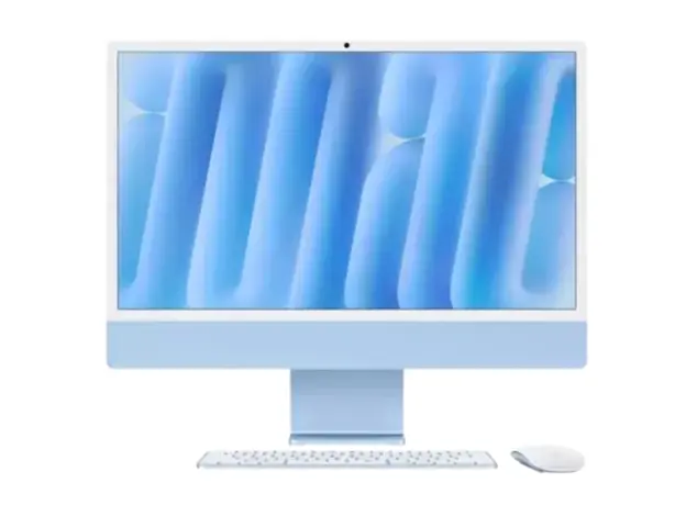 All In One კომპიუტერი Apple 24-inch iMac with Retina 4.5K display: Apple M4 chip with 8‑core CPU and 8‑core GPU, 16GB, 256GB SSD - Blue,Model A3247