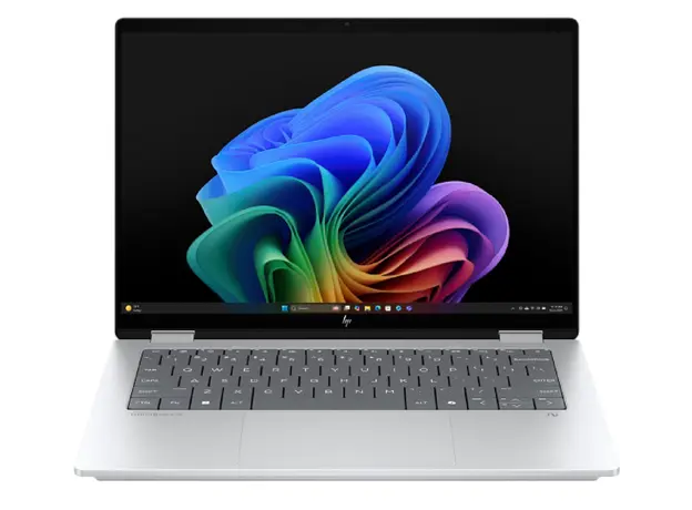 ნოუთბუქი HP OmniBook X FlipNGAI x360 14-fm0015ci Notebook PCIntel® Core™ Ultra 7 258V 2.2 GHz (up to 4.8 GHz) 8C 12MB 17W | 32GB LPDDR5X 8533 on-board | 1TB PCIe Gen4 Value