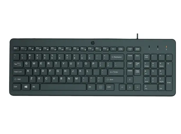 კლავიატურა HP 664R5AA 150, Wired, USB, Keyboard, Black