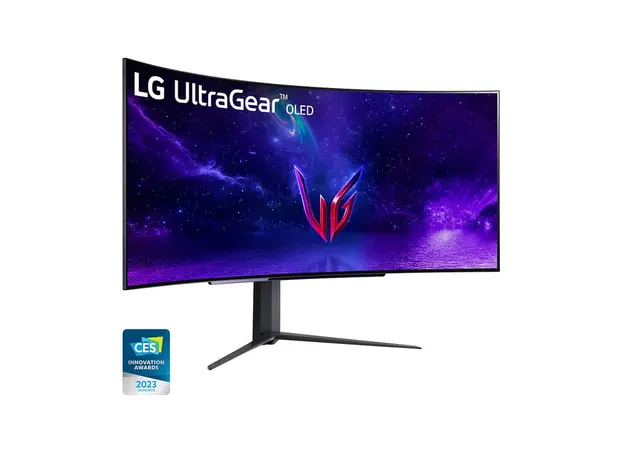 მონიტორი LG Ultragear 45GR95QE 45" Curved OLED WQHD 3440 x 1440 0.03ms 240Hz, 2 image