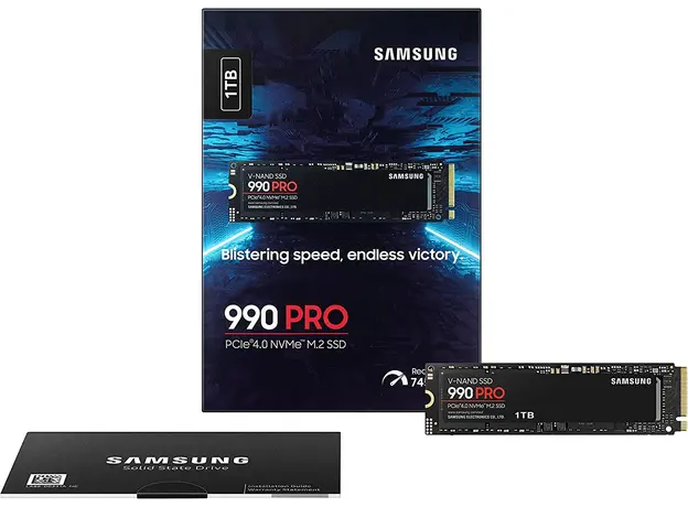 მყარი დისკი Samsung 990 PRO 1TB NVMe M.2 SSD (MZ-V9P1T0BW), 7 image