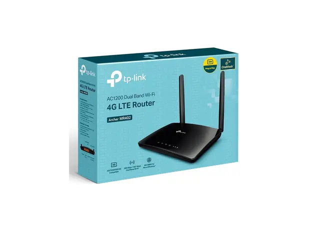 როუტერი TP-Link Archer MR402 AC1200 Wireless Dual Band 4G LTE Router, 5 image