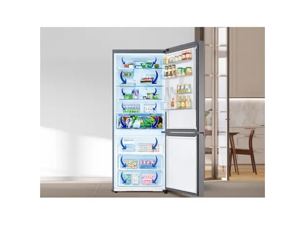 მაცივარი Samsung RB50DG602ES9WR Bottom-Freezer 192x75.9x71.1 508 LT Inventer NF Grey, 5 image