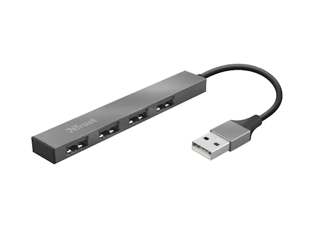 USB ადაპტერი TRUST HALYX 4-PORT MINI USB HUB