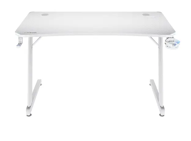სათამაშო მაგიდა TRUST GXT709W LUMINUS RGB DESK WHITE, 3 image