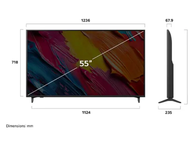 ტელევიზორი LG 55QNED70A6A.AMCN, 3 image