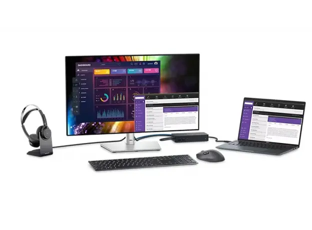 DELL Monitor 27" U2724D HDMI, DP, USB, Audio, IPS, 2560x1440, 120Hz, sRGB 100%, Pivot, 7 image
