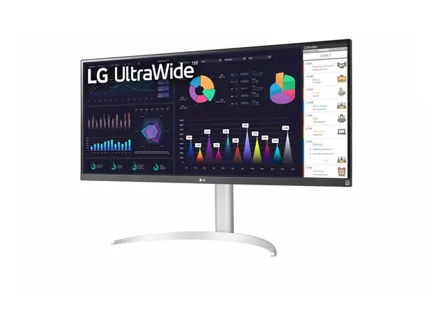 მონიტორი LG 34WQ650-W 34" UltraWide 2560 x 1080 IPS 400cd 5ms 100hz, 2 image